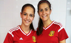 Sonia Majarín y Elena Martínez con España