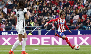 Temporada 17/18 | Estreno del femenino en el Wanda Metropolitano | 17/03/2018 | Atleti - Madrid CFF | Carmen Menayo