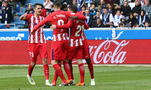 Temp 17/18 | Alavés - Atlético de Madrid | Jornada 35 | celebración