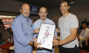 Homenaje a Capón en el Wanda Metropolitano por Leyendas Atlético de Madrid