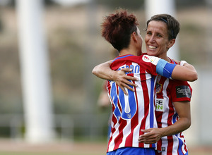 Temporada 2016-17.Copa de la Reina. Atlético de MAdrid - Granadilla. Sonia y Amanda