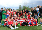 Temp. 17-18 | Atlético de Madrid Femenino C | Senior C categoría Preferente | Foto de equipo celebración de Liga