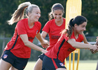 Temporada 19/20 | Entrenamiento del Atlético Femenino en Raleigh | Duggan y Chidiac